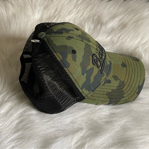 Eddie Bauer Camo Trucker‎ Hat Mens One Size Cap Snap Back - Picture 2 of 8